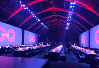 Grand ceremony with big LED screen